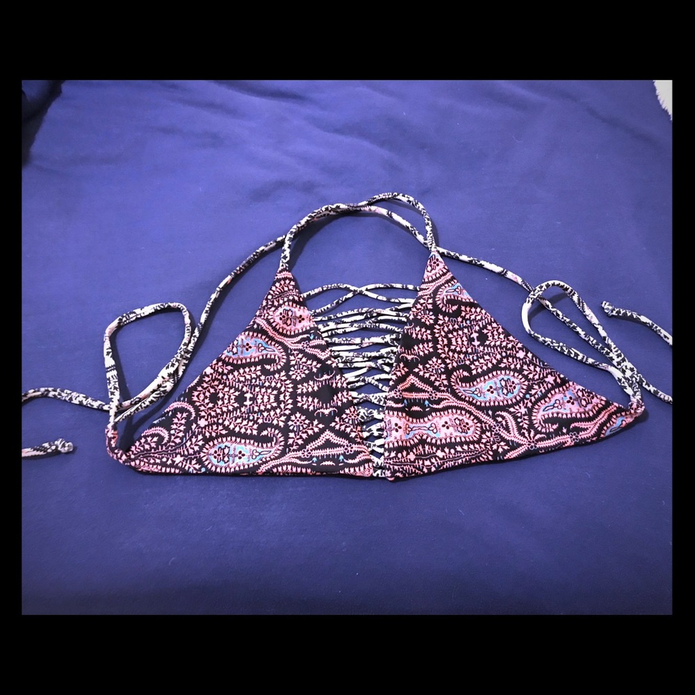 Gypsy bathing suit top. Size XS. Paisley pattern.